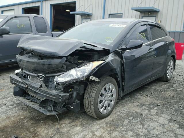 KMHD35LH9GU272441 - 2016 HYUNDAI ELANTRA GT BLACK photo 2