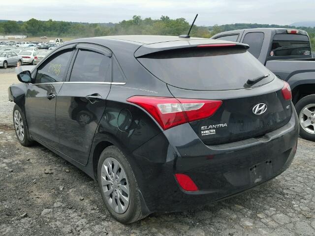 KMHD35LH9GU272441 - 2016 HYUNDAI ELANTRA GT BLACK photo 3