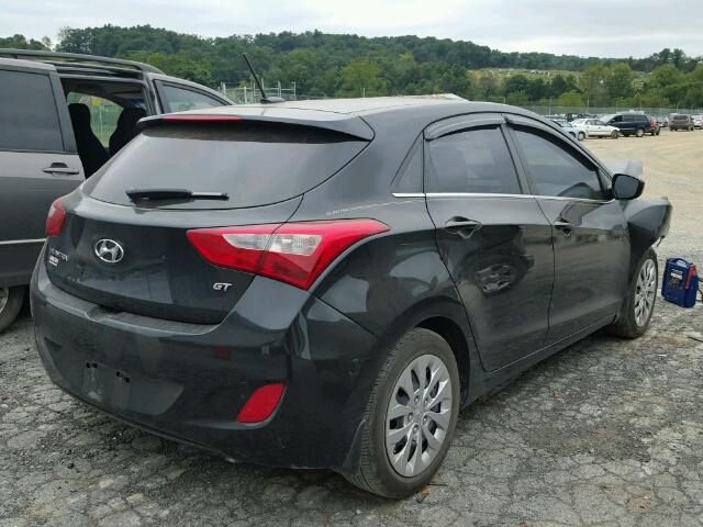 KMHD35LH9GU272441 - 2016 HYUNDAI ELANTRA GT BLACK photo 4