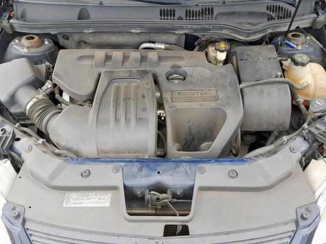 1G1AL58F387175937 - 2008 CHEVROLET COBALT BLUE photo 7