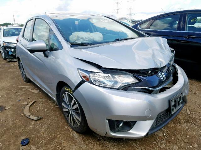 3HGGK5H87FM778612 - 2015 HONDA FIT EX SILVER photo 1