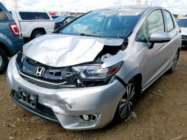 3HGGK5H87FM778612 - 2015 HONDA FIT EX SILVER photo 2