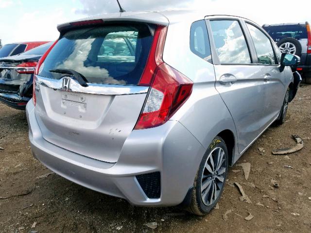 3HGGK5H87FM778612 - 2015 HONDA FIT EX SILVER photo 4