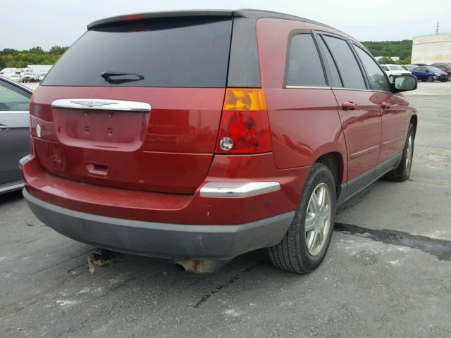 2A4GM68496R831339 - 2006 CHRYSLER PACIFICA T RED photo 4