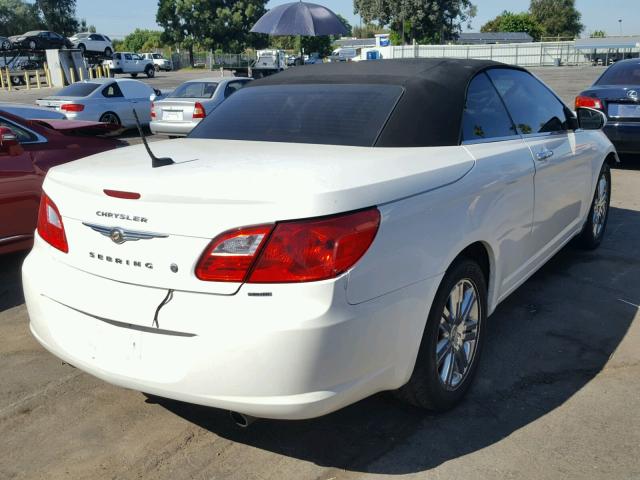 1C3LC65V39N535940 - 2009 CHRYSLER SEBRING LI WHITE photo 4