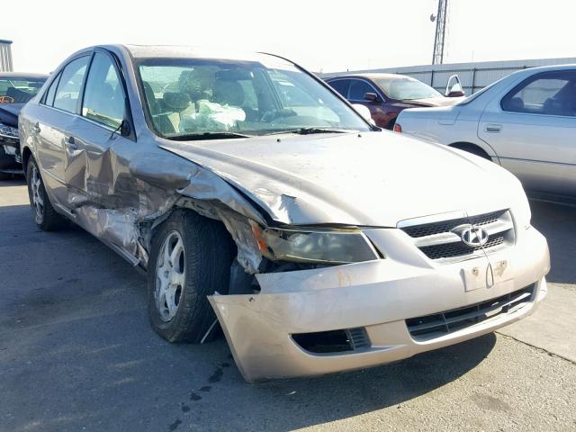 5NPEU46F96H008249 - 2006 HYUNDAI SONATA GLS GOLD photo 1