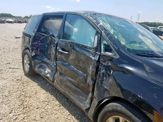 KNDMB5C16G6085947 - 2016 KIA SEDONA LX BLACK photo 9