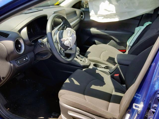 3KPF24AD2KE056433 - 2019 KIA FORTE FE BLUE photo 5