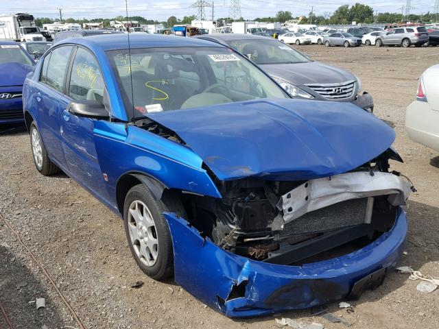 1G8AJ52F73Z174576 - 2003 SATURN ION LEVEL BLUE photo 1