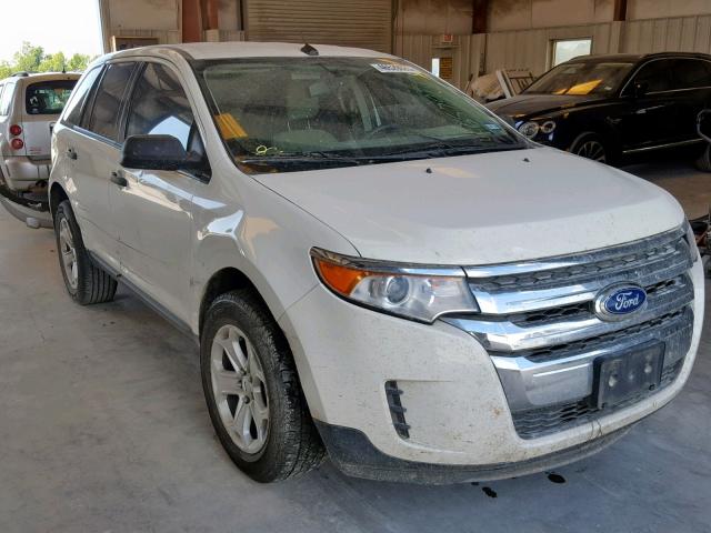 2FMDK4GC3DBA48840 - 2013 FORD EDGE SE WHITE photo 1