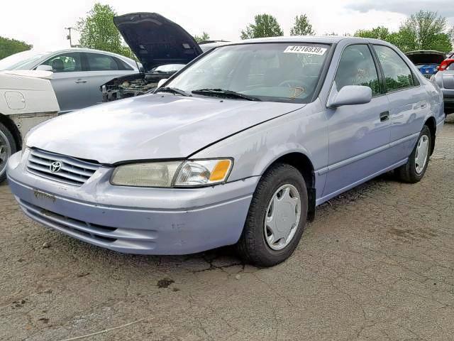 4T1BG22KXVU059664 - 1997 TOYOTA CAMRY CE BLUE photo 2