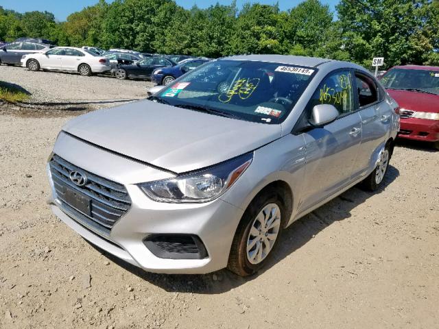 3KPC24A30KE056702 - 2019 HYUNDAI ACCENT SE SILVER photo 2