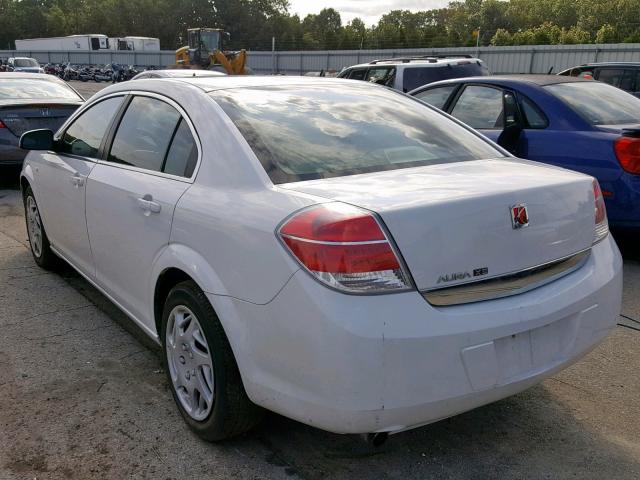 1G8ZS57B39F132714 - 2009 SATURN AURA XE WHITE photo 3