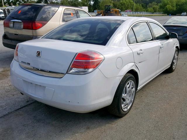 1G8ZS57B39F132714 - 2009 SATURN AURA XE WHITE photo 4