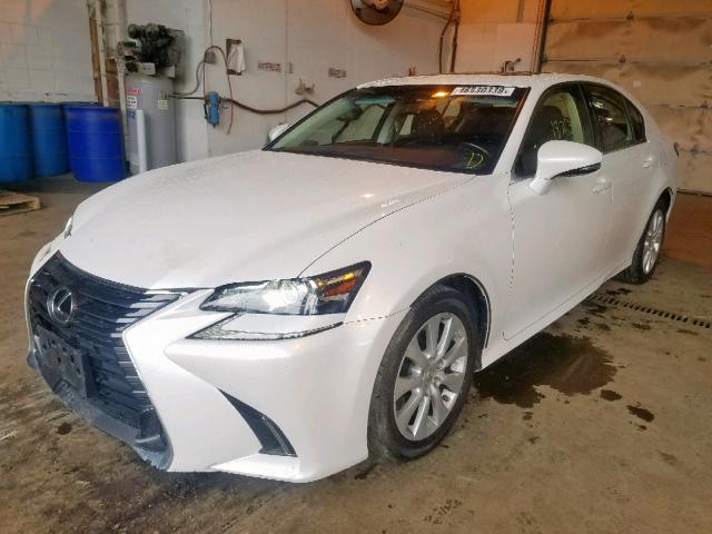 JTHBA1BL8GA001290 - 2016 LEXUS GS 200T WHITE photo 2