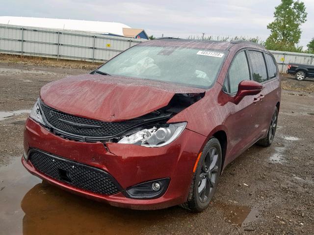 2C4RC1GG6KR629164 - 2019 CHRYSLER PACIFICA L BURGUNDY photo 2