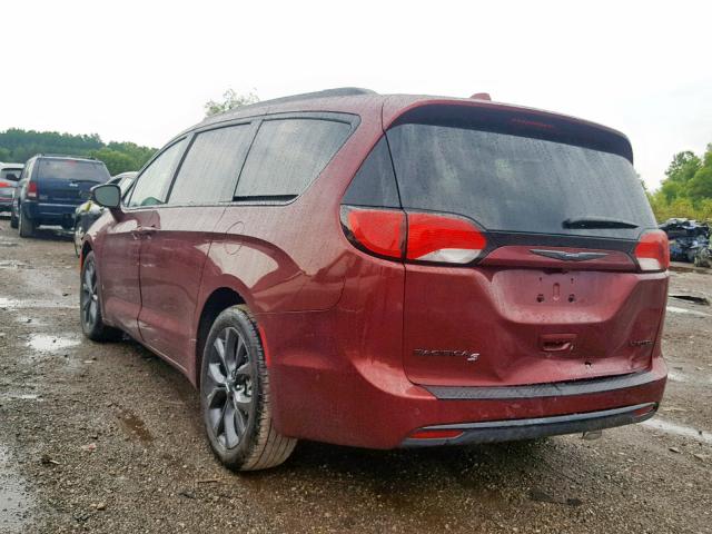 2C4RC1GG6KR629164 - 2019 CHRYSLER PACIFICA L BURGUNDY photo 3
