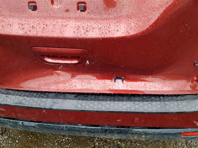 2C4RC1GG6KR629164 - 2019 CHRYSLER PACIFICA L BURGUNDY photo 9