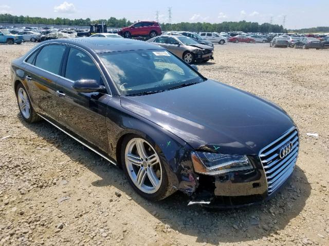 WAURGAFD9DN004282 - 2013 AUDI A8 L QUATT GRAY photo 1