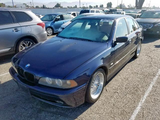 WBADT33401GF41373 - 2001 BMW 525 I BLUE photo 2