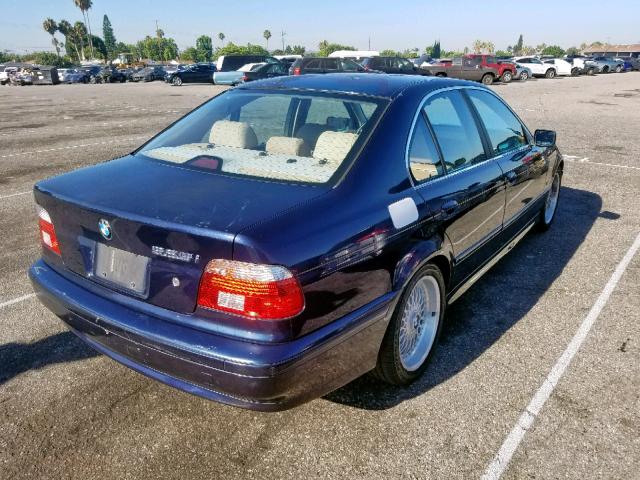 WBADT33401GF41373 - 2001 BMW 525 I BLUE photo 4