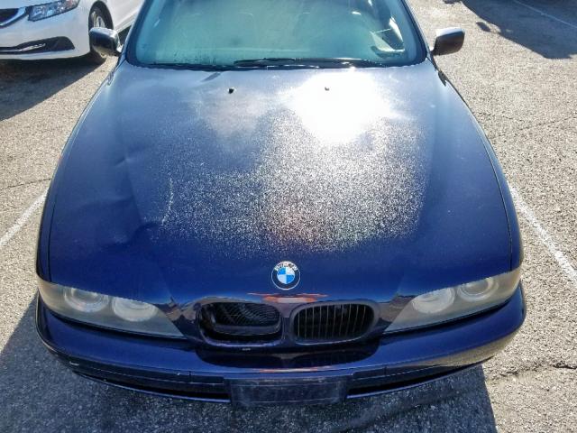 WBADT33401GF41373 - 2001 BMW 525 I BLUE photo 7