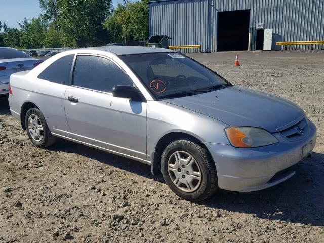 1HGEM22211L079880 - 2001 HONDA CIVIC DX SILVER photo 1