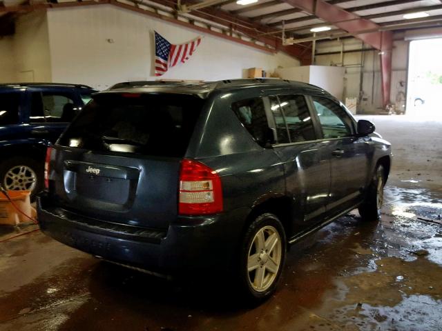 1J8FT47W37D429003 - 2007 JEEP COMPASS BLUE photo 4