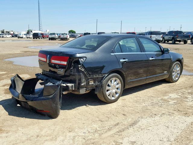 3LNDL2L30BR774581 - 2011 LINCOLN MKZ HYBRID BLACK photo 4