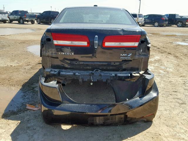 3LNDL2L30BR774581 - 2011 LINCOLN MKZ HYBRID BLACK photo 9