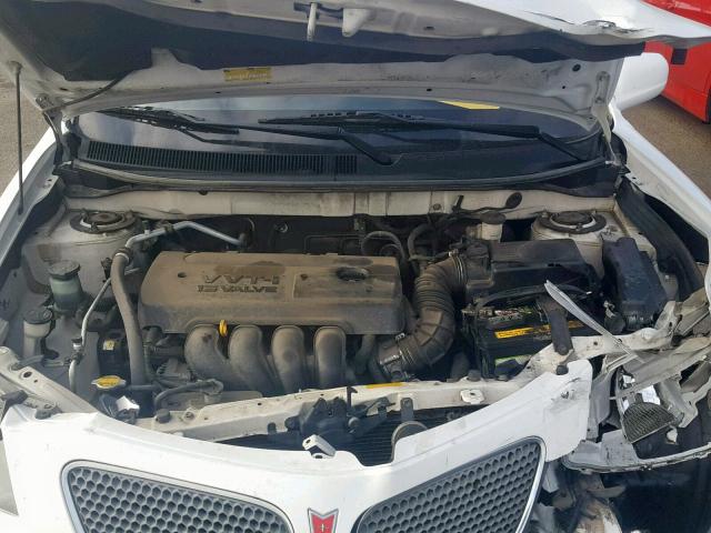 5Y2SL65897Z427992 - 2007 PONTIAC VIBE WHITE photo 7