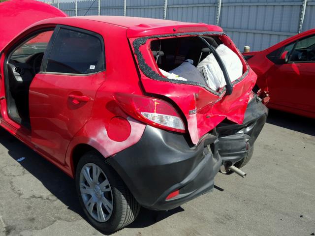 JM1DE1KZ6E0173100 - 2014 MAZDA MAZDA2 SPO RED photo 9