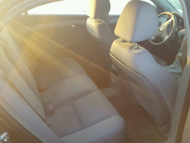 1G1ZC5E1XBF286039 - 2011 CHEVROLET MALIBU 1LT GRAY photo 6