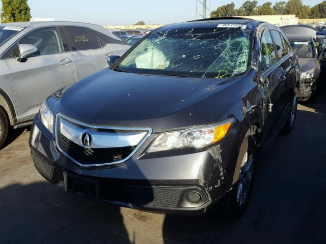 5J8TB3H33FL007962 - 2015 ACURA RDX BASE GRAY photo 2