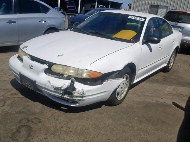 1G3NL52F93C284226 - 2003 OLDSMOBILE ALERO GL WHITE photo 2