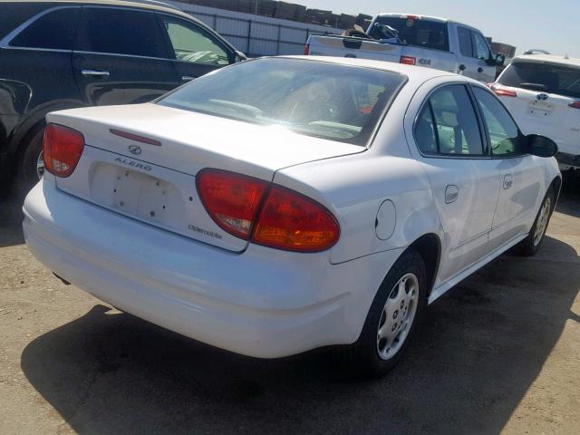 1G3NL52F93C284226 - 2003 OLDSMOBILE ALERO GL WHITE photo 4