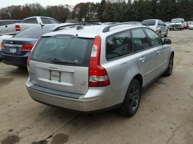 YV1MJ682372286796 - 2007 VOLVO V50 T5 SILVER photo 4