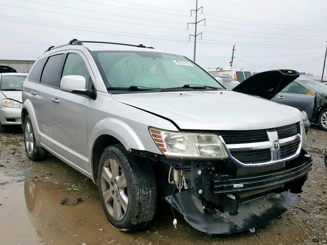 3D4PH6FV6AT182923 - 2010 DODGE JOURNEY R/ SILVER photo 1