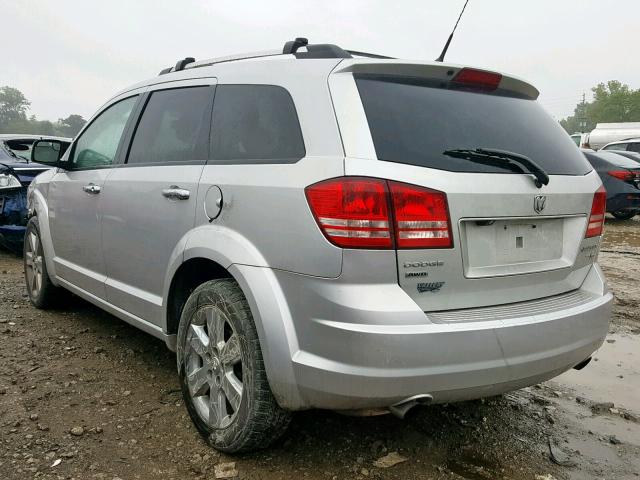 3D4PH6FV6AT182923 - 2010 DODGE JOURNEY R/ SILVER photo 3