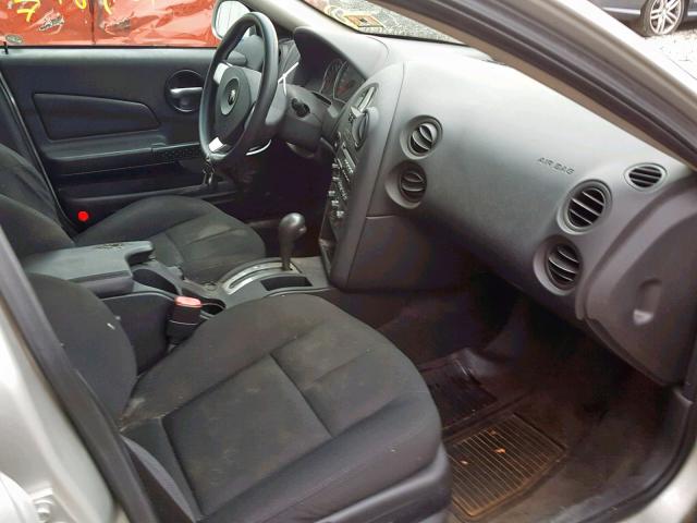 2G2WP552X61286051 - 2006 PONTIAC GRAND PRIX GRAY photo 5