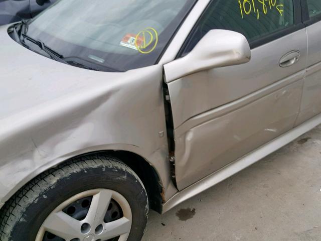 2G2WP552X61286051 - 2006 PONTIAC GRAND PRIX GRAY photo 9