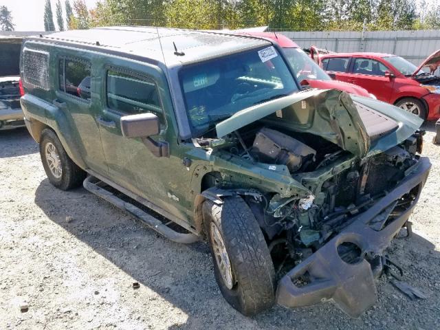 5GTDN136168245904 - 2006 HUMMER H3 GREEN photo 1