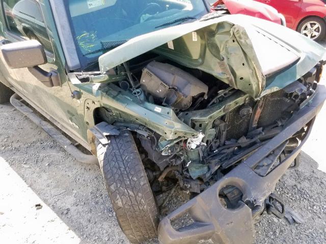 5GTDN136168245904 - 2006 HUMMER H3 GREEN photo 9