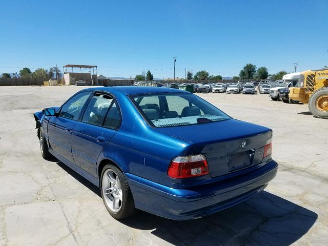 WBADN63461GM70205 - 2001 BMW 540 I AUTO BLUE photo 3