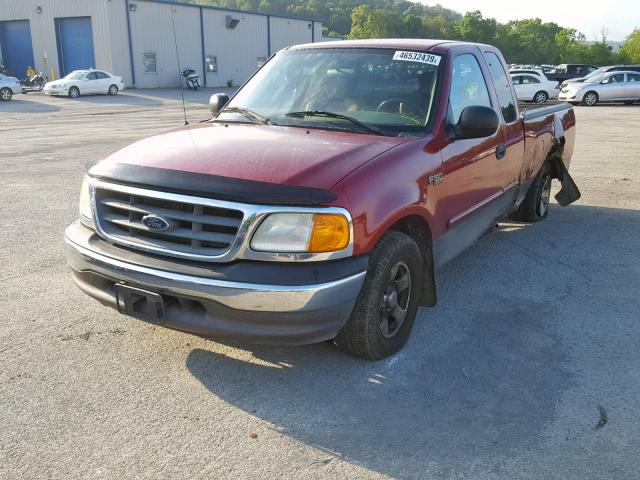 2FTRX17214CA54583 - 2004 FORD F-150 HERI RED photo 2