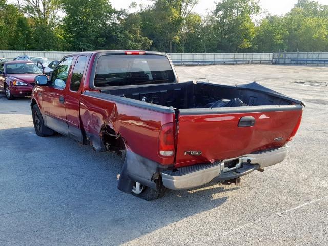 2FTRX17214CA54583 - 2004 FORD F-150 HERI RED photo 3