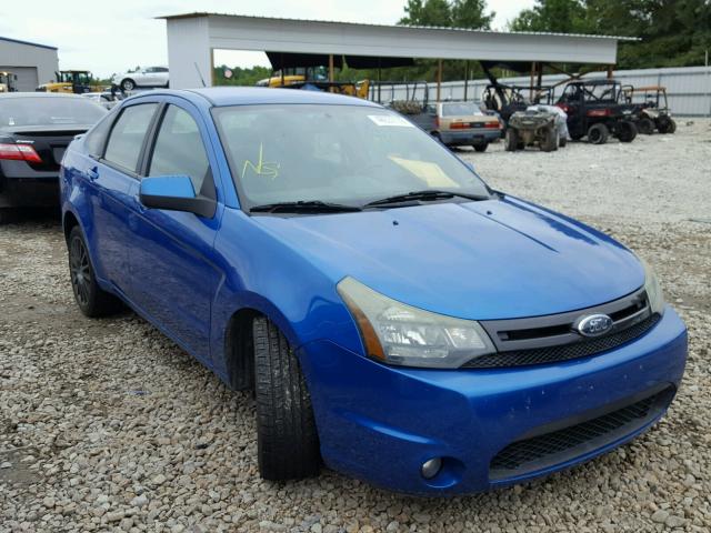 1FAHP3GN9AW167902 - 2010 FORD FOCUS SES BLUE photo 1