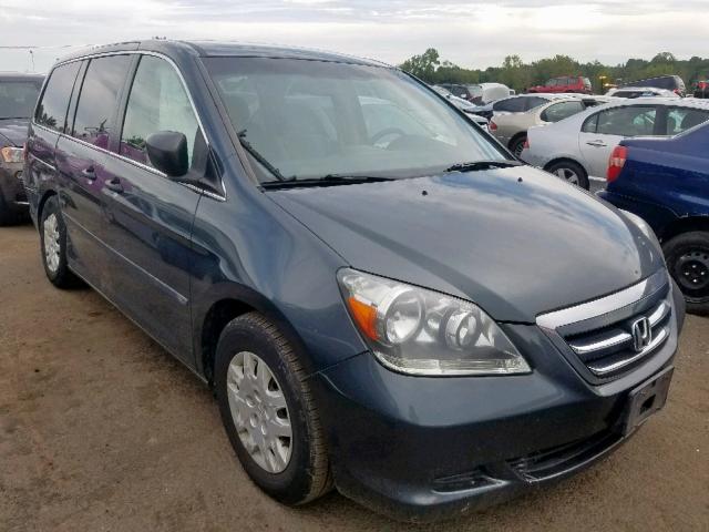 5FNRL38216B128392 - 2006 HONDA ODYSSEY LX GRAY photo 1