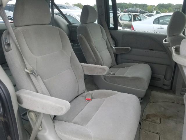 5FNRL38216B128392 - 2006 HONDA ODYSSEY LX GRAY photo 6