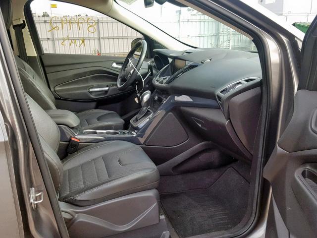 1FMCU9J95DUC81094 - 2013 FORD ESCAPE TIT GRAY photo 5